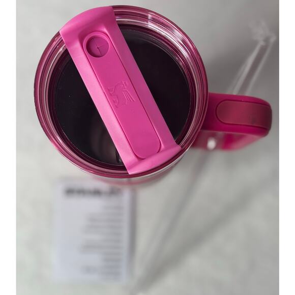 Custom Stanley Quencher H2.0 Tumbler 40oz/1.18L Pink Stitch Ohama Means Family - Picture 8 of 9